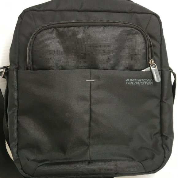 American Tourister Laptop Bag Expands Black - Picture 2 of 12